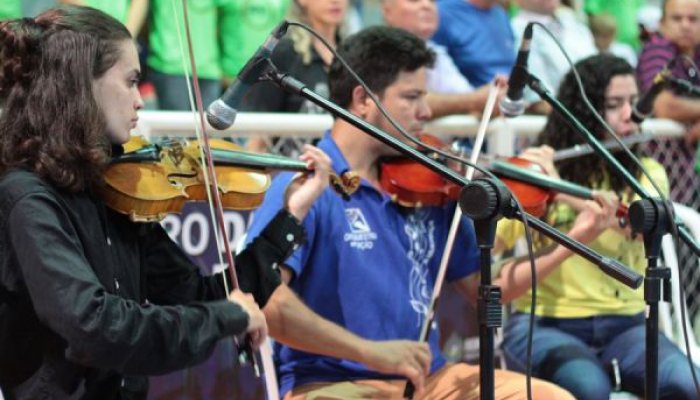 Orquestra em Ação participa da abertura da etapa Infantil do Joer 2017 em Ji-Paraná