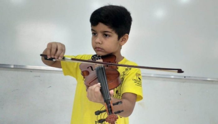 Orquestra em Ação realiza recital de Violino no dia 14 de setembro 