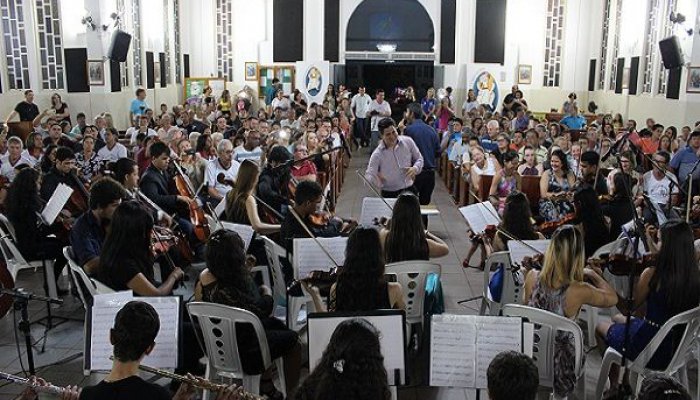 Orquestra em Ação  faz apresentação especial no Santuário de Nova Senhora Aparecida